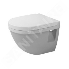 Duravit Starck 3 - WC suspendu Compact, Rimless, avec HygieneGlaze, blanc alpin 2202092000