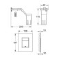 Grohe Skate Cosmo - Plaque de déclenchement Set fresh, chrome 38805000