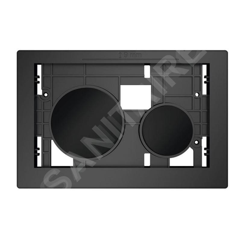Tece TECEloop - Commande de chasse d'eau, sans couvercle supérieur, boutons : chrome mat 9240619