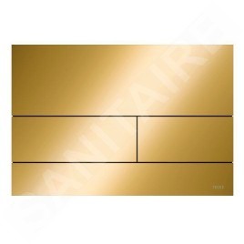 Tece TECEsquare - Commande de chasse d'eau, doré brillant 9240839