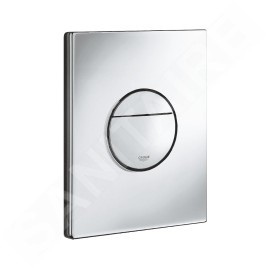 Grohe Solido - Set de bâti-support, cuvette Bau Ceramic et abattant Slim softclose, plaque de déclenchement Sail, chrome /
