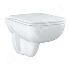 Grohe Solido - Set de bâti-support, cuvette Edge Ceramic et abattant softclose, plaque de déclenchement Even, chrome 39817000
