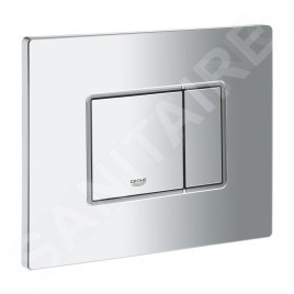 Grohe Solido - Set de bâti-support, cuvette Edge Ceramic et abattant softclose, plaque de déclenchement Even, chrome 39817000