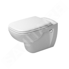 Duravit D-Code - WC suspendu, Rimless,  HygieneGlaze, blanc 25700920002