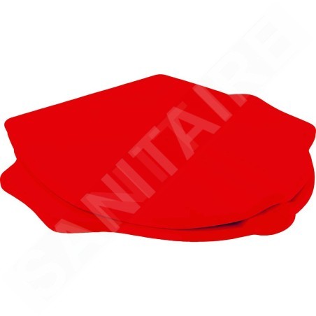 Geberit Bambini - Abattant enfant, poignées intégrées, avec softclose, rouge 573368000