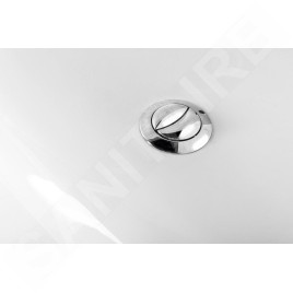 Aqualine Céramique - WC Clifton, d'angle, vidange arrière, blanc FS1PK