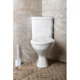 Aqualine Céramique - WC Clifton, d'angle, vidange arrière, blanc FS1PK