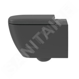 Duravit Happy D.2 - WC suspendu, Rimless, WonderGliss, anthracite 22220989001