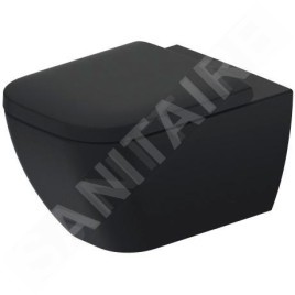 Duravit Happy D.2 - WC suspendu, Rimless, WonderGliss, anthracite 22220989001
