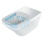 Duravit Happy D.2 - WC suspendu, Rimless, WonderGliss, anthracite 22220989001 Duravit Happy D.2 - WC suspendu, Rimless, WonderGliss, anthracite 22220989001