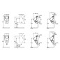 Villeroy & Boch O.novo - Urinoir à action siphonique, 335 x 560 x 320 mm - blanc alpin 75230001 Villeroy & Boch O.novo - Urinoir à action siphonique, 335 x 560 x 320 mm - blanc alpin 75230001