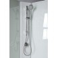 Aqualine Cabines de douche - Cabine de douche Aigo avec receveur, 900x900 mm, blanc/verre clair YB93