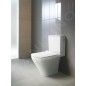 Duravit DuraStyle - WC à poser, évacuation horizontale, avec WonderGliss, blanc alpin 21620900001