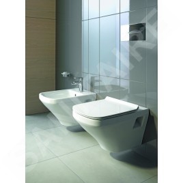Duravit DuraStyle - WC suspendu, avec WonderGliss, blanc 25360900001