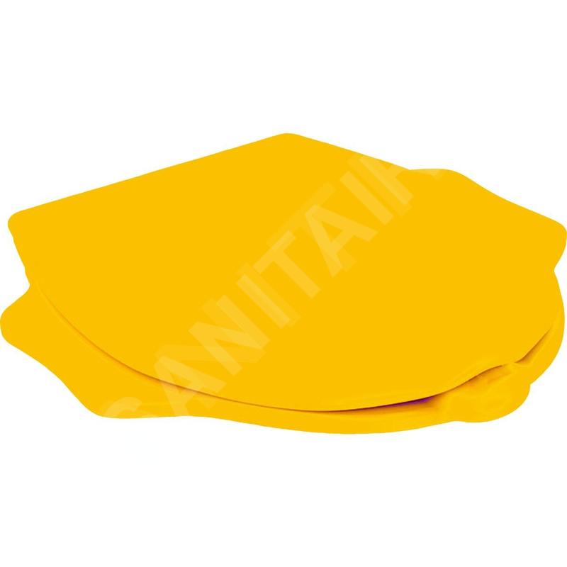Geberit Bambini - Abattant enfant, poignées intégrées, avec softclose, jaune 573367000 Geberit Bambini - Abattant enfant, poignées intégrées, avec softclose, jaune 573367000