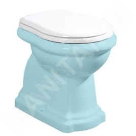 Sapho Kerasan Retro - Abattant de toilettes, blanc/chrome 109001