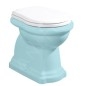 Sapho Kerasan Retro - Abattant de toilettes, blanc/chrome 109001