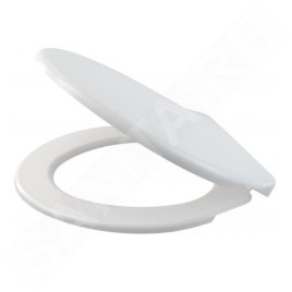 Alcadrain Toiletzittingen - Abattant WC Basic antibactérien, blanc A6551