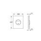 Grohe Sail - Plaque de déclenchement, chrome 38965000