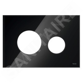 Tece TECEloop - Couvercle de commande de chasse d'eau TECEloop, verre noir 9240674