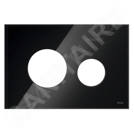 Tece TECEloop - Couvercle de commande de chasse d'eau TECEloop, verre noir 9240674