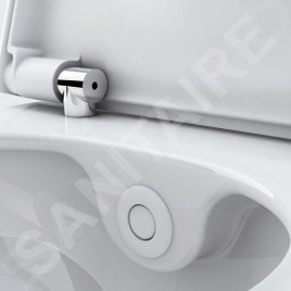 Tece TECEone - WC suspendu avec fonction de bidet, pour l’eau froide, Rimless, blanc 9700201