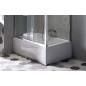 Polysan Deep Plain - Panneau frontal, 120, gauche, 120x36 mm, blanc 83666