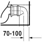 Duravit Starck 2 - Cuvette de WC sur pied à installer avec réservoir, 370 mm x 400 mm x 630 mm, blanc - cuvette 2145090000 Duravit Starck 2 - Cuvette de WC sur pied à installer avec réservoir, 370 mm x 400 mm x 630 mm, blanc - cuvette 2145090000