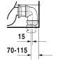 Duravit Starck 2 - Cuvette de WC sur pied à installer avec réservoir, 370 mm x 400 mm x 630 mm, blanc - cuvette 2145090000 Duravit Starck 2 - Cuvette de WC sur pied à installer avec réservoir, 370 mm x 400 mm x 630 mm, blanc - cuvette 2145090000