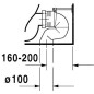 Duravit Starck 2 - Cuvette de WC sur pied à installer avec réservoir, 370 mm x 400 mm x 630 mm, blanc - cuvette 2145090000 Duravit Starck 2 - Cuvette de WC sur pied à installer avec réservoir, 370 mm x 400 mm x 630 mm, blanc - cuvette 2145090000