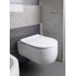 Sapho Kerasan Flo - Abattant WC Slim, Soft Close, blanc 319101 Sapho Kerasan Flo - Abattant WC Slim, Soft Close, blanc 319101
