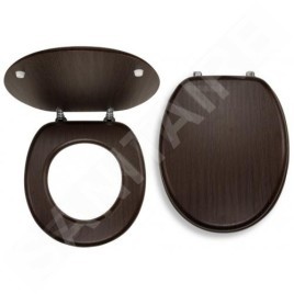 Novaservis Prestige - Abattant WC, bois plaqué WC/WENGE