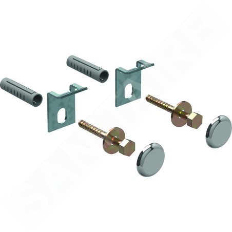 Geberit Accessoires - Matériau de fixation pour urinoirs, Kerafix, chrome 551070000