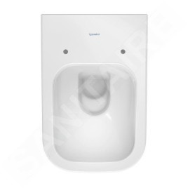 Duravit Happy D.2 - WC suspendu, Rimless, DuraFix, blanc alpin 2222090000