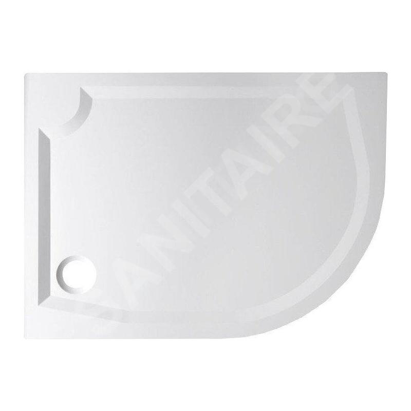 Gelco Receveurs - Receveur de douche RIVA, 1200x900 mm, gauche, blanc GR12090L Gelco Receveurs - Receveur de douche RIVA, 1200x900 mm, gauche, blanc GR12090L