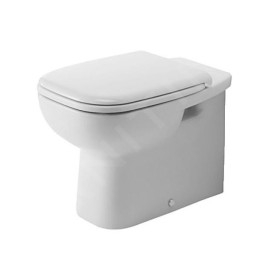 Duravit D-Code - WC à poser, évacuation horizontale, blanc 21150900002