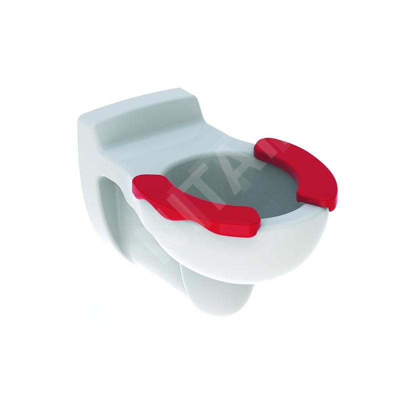 Geberit Bambini - WC enfant suspendu 330x535 mm, blanc/carmin 201710000