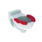 Geberit Bambini - WC enfant suspendu 330x535 mm, blanc/carmin 201710000