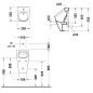 Duravit ME by Starck - Urinoir, alimentation apparente, Rimless, blanc alpin 2815300000 Duravit ME by Starck - Urinoir, alimentation apparente, Rimless, blanc alpin 2815300000
