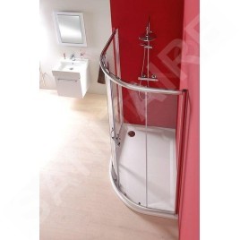 Gelco Receveurs - Receveur de douche RIVA, 1200x900 mm, gauche, blanc GR12090L
