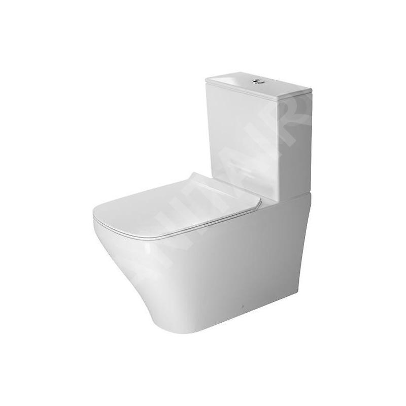 Duravit DuraStyle - Cuvette de WC à poser à installer avec un réservoir, avec WonderGliss, blanc 21560900001 Duravit DuraStyle - Cuvette de WC à poser à installer avec un réservoir, avec WonderGliss, blanc 21560900001