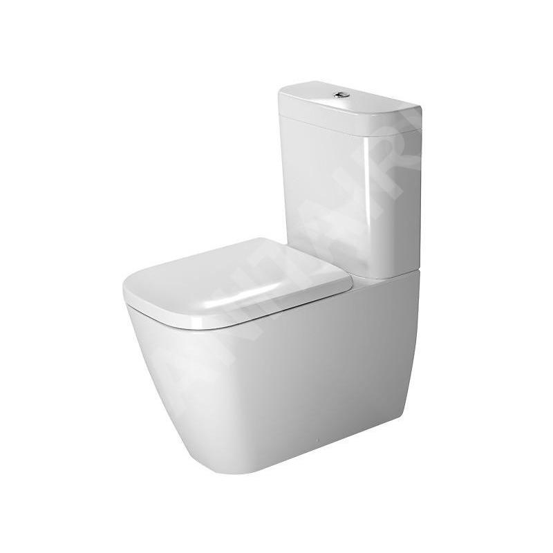 Duravit Happy D.2 - Cuvette de WC à poser à installer avec réservoir, avec WonderGliss, blanc alpin 21340900001 Duravit Happy D.2 - Cuvette de WC à poser à installer avec réservoir, avec WonderGliss, blanc alpin 21340900001