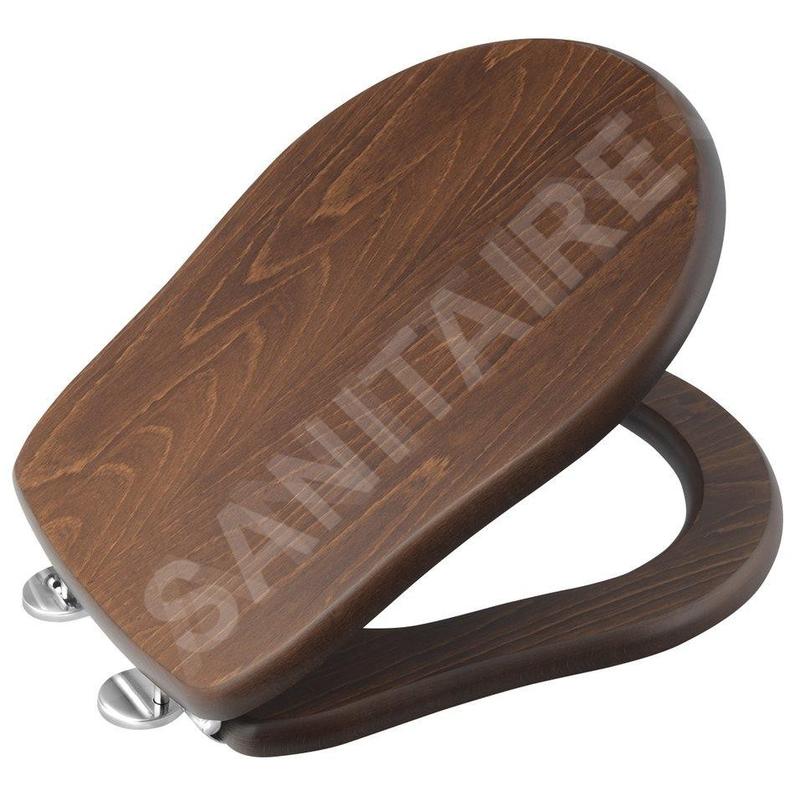 Sapho Kerasan Retro - Abattant WC, noyer 109040