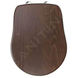 Sapho Kerasan Retro - Abattant WC, noyer 109040