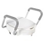 Sapho Abattants WC Ridder - Abattant WC surélevé 100 mm, avec barres d'appui, blanc A0072001