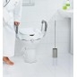 Sapho Abattants WC Ridder - Abattant WC surélevé 100 mm, avec barres d'appui, blanc A0072001