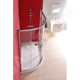 Gelco Receveurs - Receveur de douche RIVA, 1200x900 mm, droite, blanc GR12090R