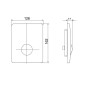 Villeroy & Boch ViConnect - Commande pneumatique de la chasse d’eau d’urinoir U100 - chrome mat 92194469 Villeroy & Boch ViConnect - Commande pneumatique de la chasse d’eau d’urinoir U100 - chrome mat 92194469