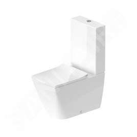 Duravit Viu - Cuvette à poser, évacuation Vario, Rimless, blanc alpin 2191090000