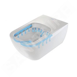 Duravit Viu - WC suspendu, avec WonderGliss, blanc alpin 25110900001